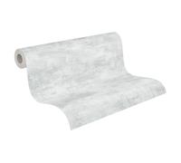 Livingwalls papier peint intissé à effet enduit en gris - papier peint style industriel 10,05 x 0,53 m Made in Germany - 306686