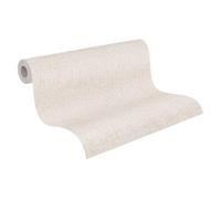 Livingwalls papier peint intissé à structure textile blanc, gris, marron - tapisserie uni 10,05 m x 0,53 m tapisserie uni de COSMOPOLITAN - 790669