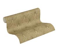 Livingwalls papier peint intissé New Walls 50's Glam 10,05 m x 0,53 m métallisé marron beige 374272 37427-2