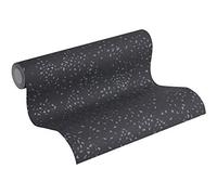 Livingwalls papier peint intissé New Walls 50's Glam 10,05 m x 0,53 m noir métallisé gris 373945 37394-5