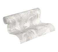 Livingwalls papier peint intissé New Walls Cosy & Relax papier peint effet jungle papier peint palmier 10,05 m x 0,53 m beige marron crème 373962 37396-2