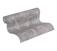 Livingwalls papier peint jungle New Walls papier peint palmier Cosy & Relax intissé marron gris beige 10,05 m x 0,53 m