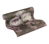 Livingwalls papier peint intissé New Walls Romantic Dream papier peint fleuri 10,05 m x 0,53 m blanc violet gris 373922 37392-2