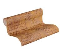 Livingwalls papier peint intissé New Walls Urban Grace 10,05 m x 0,53 m métallisé marron orange 374243 37424-3