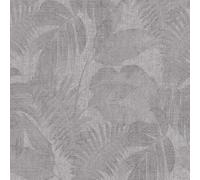 Livingwalls papier peint jungle New Walls papier peint palmier Cosy & Relax intissé marron gris beige 10,05 m x 0,53 m