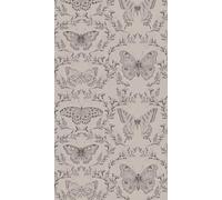 Livingwalls Papier peint mural Motif papillon Gris 2,80 m x 1,59 m