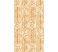 Livingwalls Papier peint photo 398681 - Effet 3D orange/beige - Papier peint intissé de qualité supérieure avec motif sur 3,71 m x 2,80 m - Fabriqué en Allemagne