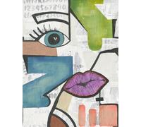 Livingwalls Papier peint photo 398881 - Effet 3D - Multicolore, bleu, violet - Papier peint intissé de qualité supérieure avec motif sur 3,71 m x 2,80 m - Fabriqué en Allemagne