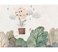 Livingwalls Papier peint photo 399051 pour chambre d'enfant en beige, vert, marron - Papier peint intissé de qualité supérieure avec motif sur 3,71 m x 2,80 m - Fabriqué en Allemagne