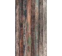 Livingwalls Papier peint photo intissé 398321 - Aspect usé - Multicolore, marron, bleu - 3,71 x 2,80 m - Fabriqué en Allemagne