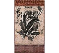 Livingwalls Papier peint photo Motif graffiti Marron 2,80 m x 1,59 m