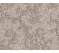 Livingwalls Papier peint Versace Papier Peint Baroque Baroque & Roll Papier peint intissé 10.05 m x 0.70 m Gris Made in Germany 962311 96231-1