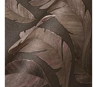 Livingwalls Travel Styles Papier peint non tissé Motif botanique Marron 10,05 x 0,53 m