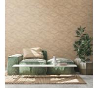 Livingwalls Travel Styles Papier peint non tissé Motif écailles Beige et marron 10,05 m x 0,53 m
