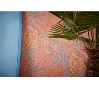 Livingwalls Travel Styles Papier peint non tissé Motif fleurs sauvages Rose et bleu