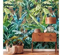 Livingwalls Travel Styles Papier peint non tissé Motif perroquet Vert et bleu