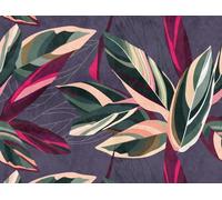 Livingwalls WTD 382721 The Wall Papier peint photo moderne Motif jungle Violet Vert Rose 2,8 x 3,71 m