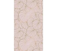 Livingwalls WTD 382801 Papier peint photo intissé Motif feuilles Rose 1,59 x 2,80 m