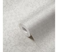 Livingwalls WTD 385215 Papier peint à motif ethnique vintage pour chambre à coucher Blanc et gris 10,05 x 0,53 m Fabriqué en Allemagne