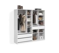 Livinity Armoire à vêtements Trento Blanc