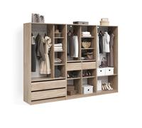 Livinity Armoire à vêtements Trento Sonoma | Lot de 3