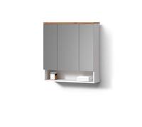 Livinity Armoire de Toilette Tanaro, Blanc, 70x77.5cm avec 3 Portes