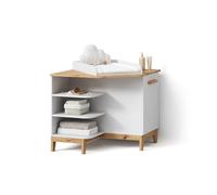 Livinity Commode à Langer Mailo Blanc/Artisan