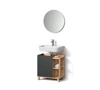 Livinity Ensemble de Meubles de Salle de Bain Marano, Anthracite, 2 pièces