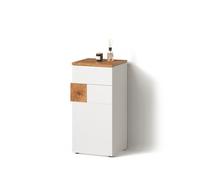 Livinity Meuble de Rangement de Salle de Bain Tanaro, Blanc, 40x84cm