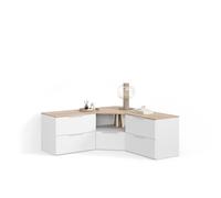 Livinity Meuble-paroi Piave, Blanc, 3 Parties