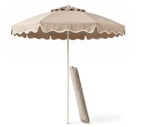 LIVLIG Parasol de qualité supérieure, 200 cm, pour balcon et jardin, pliable, avec housse de protection, protection solaire, parasol de jardin ou de balcon, avec protection UV