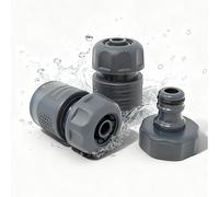 LIVLIG Raccord de tuyau d'arrosage en plastique pour tuyau d'arrosage 1/2", en caoutchouc, anthracite