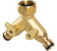 Livlig Répartiteur 2 Voies en Laiton - 1 pcs