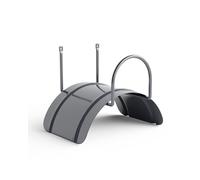 LIVLIG Support de tuyau d'arrosage pour tuyaux 1/2 pouce jusqu'à 30m en acier allié, support mural Couleur: Anthracite