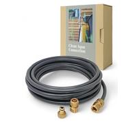 LIVLIG tuyau d’eau potable 10m 1/2" avec raccords, idéal pour le camping, la cuisine en plein air, le remplissage de la piscine, anthracite