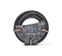 LIVLIG Tuyau d'arrosage 10m, Tuyau d'arrosage 1/2 pouce Made in Germany, Tuyau d'eau 10m en matériau 100% recyclé, indéformable, PureCycle