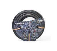 LIVLIG tuyau d'arrosage 20m, tuyau d'arrosage 1/2 pouce Made in Germany, tuyau d'eau 20m en matériau 100% recyclé, indéformable, PureCycle