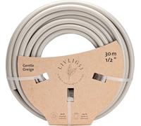 LIVLIG Tuyau d'arrosage 30m 1/2 pouce, tuyau d'eau Made in Germany en matériau recyclé, indéformable, couleur : Greige