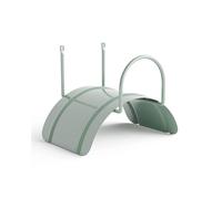 LIVLIG Support mural pour tuyau d'arrosage, Suspension pour tuyau d'arrosage en acier, Support pour tuyau d'arrosage 1/2" jusqu'à 30m, Couleur : Vert