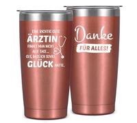 Livole Cadeau pour médecin, médecin, infirmière, ambulancier - On ne trouve pas tous les jours une bonne femme médecin - Idée cadeau de Noël - Tasse isotherme 600 ml pour café à emporter