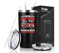 Livole Cadeaux pompiers pour hommes, Noël, cadeaux pour pompiers, pompiers - Nous n'avons pas besoin de navigation, nos clients donnent des signes de fumée - Tasse isotherme en acier inoxydable de 600