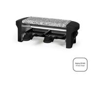 Appareil à raclette 2 personnes - LIVOO - DOC156N - 350W - 2 personnes - Plateau amovible en granite - Bouton on/off