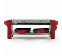 livoo appareil à raclette 2 personnes 350w rouge doc156rc