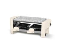 Raclette DOC369C 320 W 2 personnes plaque granit 20x10 cm Crème