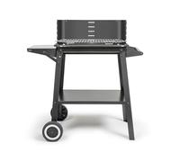 Barbecue à charbon - LIVOO - DOC328 - Inox - Surface de cuisson 48,5 x 28,8 cm - Hauteur réglable 70-84 cm