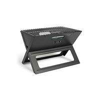 Livoo, Barbecue à Charbon Pliable et Transportable DOC268, en Métal, Surface de Cuisson : 44 x 28,5 cm Noir