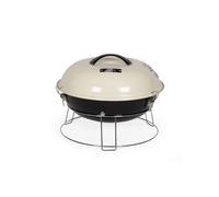LIVOO Barbecue charbon portable DOC301 ø34 cm Grille chromée Hauteur 18 cm Poignées Loquets sécurité