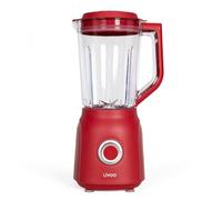 Livoo - Blender 1,5L DOP242N - 600W, 22 000 tours/min, 2 vitesses, Rouge Chili