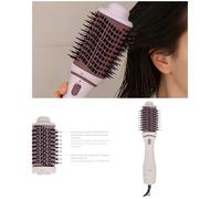 LIVOO Brosse soufflante 2-en-1 1200W - sèche-cheveux et brosse rotative céramique, 3 vitesses/temp., brosse amovible