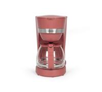 Livoo - cafetière électrique DOD200C - 12 tasses, capacité 1,25L, 750W, filtre réutilisable, maintien chaud, Rouge Chili